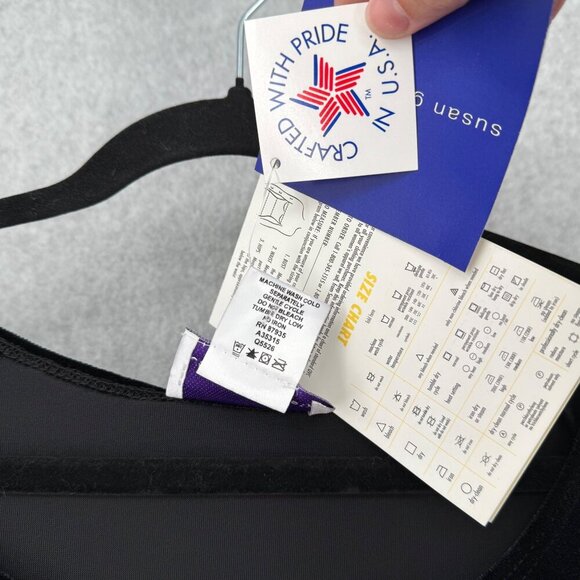 Susan Graver Womens Relaxed Fit Velvet Short Sleeve Top Size 2X Black Casual NEW - Picture 7 of 11